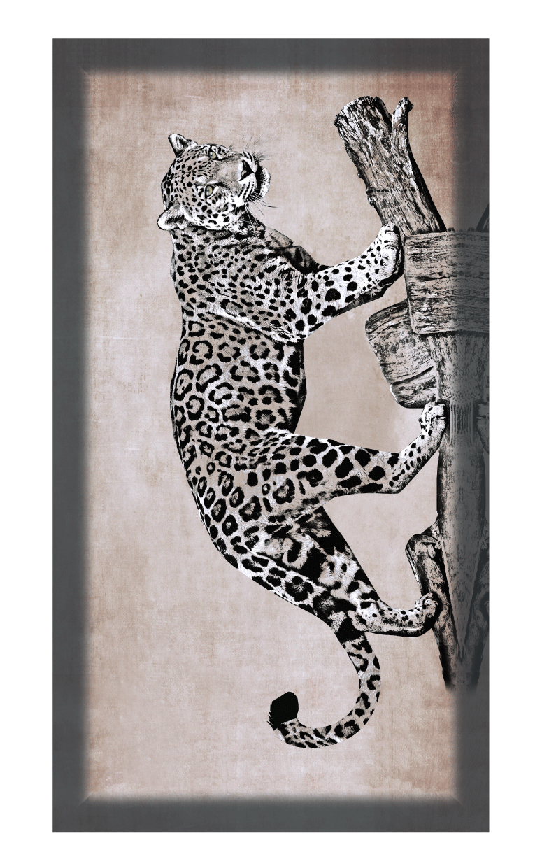 Gaynor- Superfine Wool Panther Scarf
