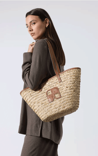 Nat & Nin- Raffia Basket Bag