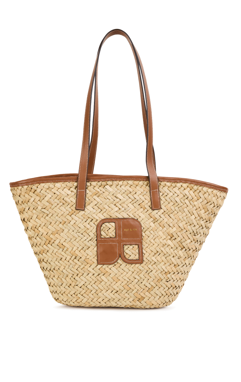 Nat & Nin- Raffia Basket Bag