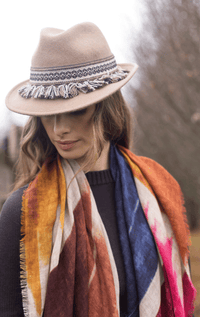 Gaynor- Wool & Modal Square Scarf