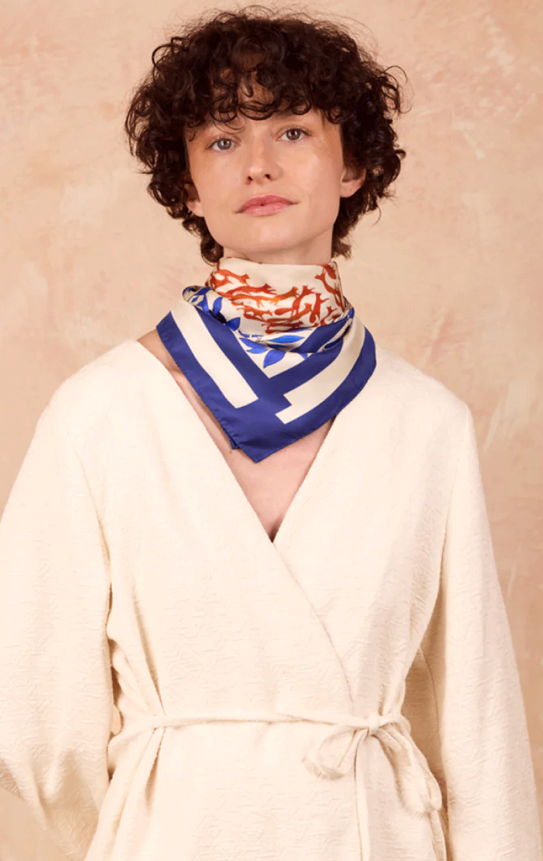 PetitJean- Small Silk Square - Barrington's