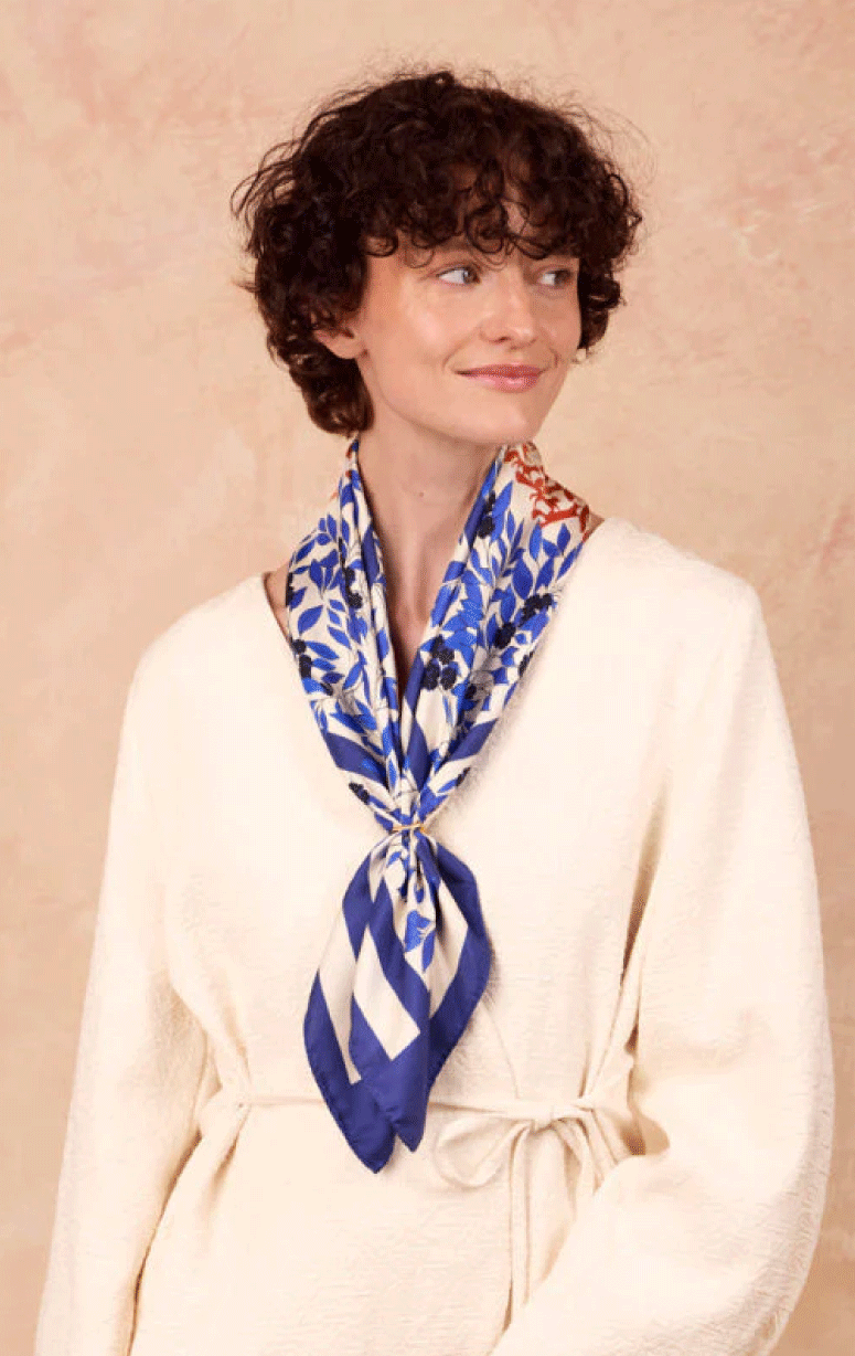 PetitJean- Silk Square Scarf - Barrington's