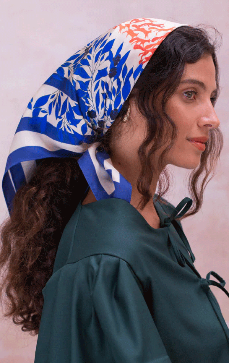 PetitJean- Silk Square Scarf - Barrington's