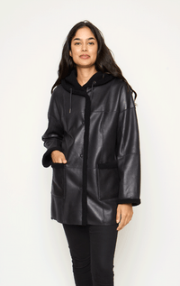 Werner Christ- Shearling Jacket with Hood