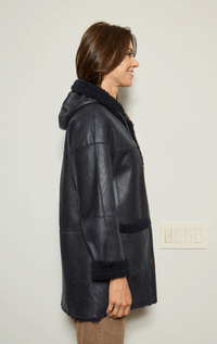 Werner Christ- Shearling Jacket with Hood