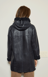 Werner Christ- Shearling Jacket with Hood