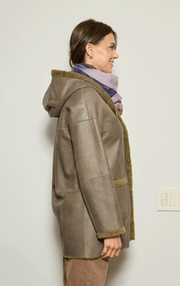 Werner Christ- Shearling Jacket with Hood