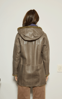 Werner Christ- Shearling Jacket with Hood