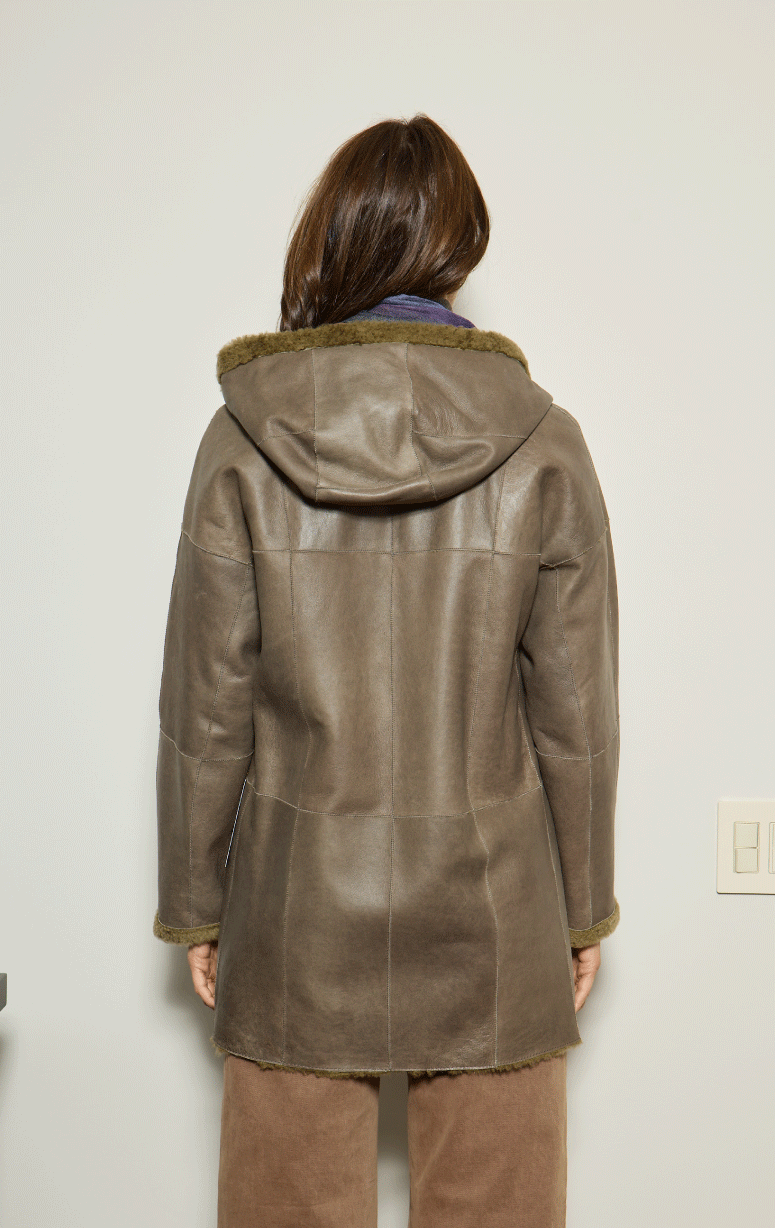Werner Christ- Shearling Jacket with Hood