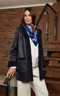 Werner Christ- Shearling Jacket with Hood
