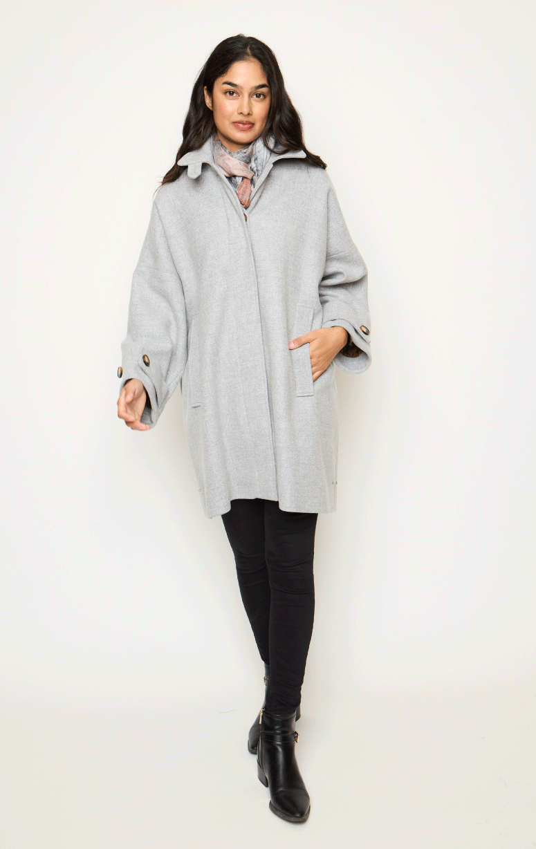 Pret Pour Partir- 7/8s Jacket with Button Detail - Barrington's