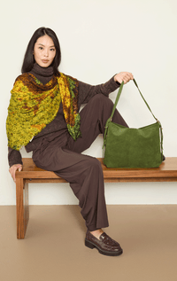 Nat & Nin- Moreen Suede Hobo Bag - Barrington's