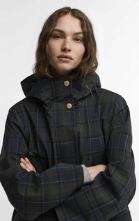 Barbour- Checked Waterproof Jacket