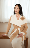 Soia & Kyo- Double Face Wool Wrap Coat - Barrington's
