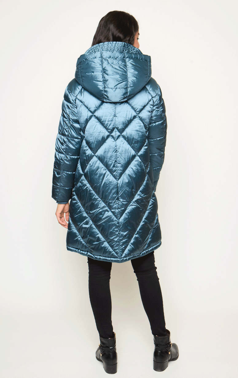 Gerry Weber- Diamond Puffer with Hood - Barrington's