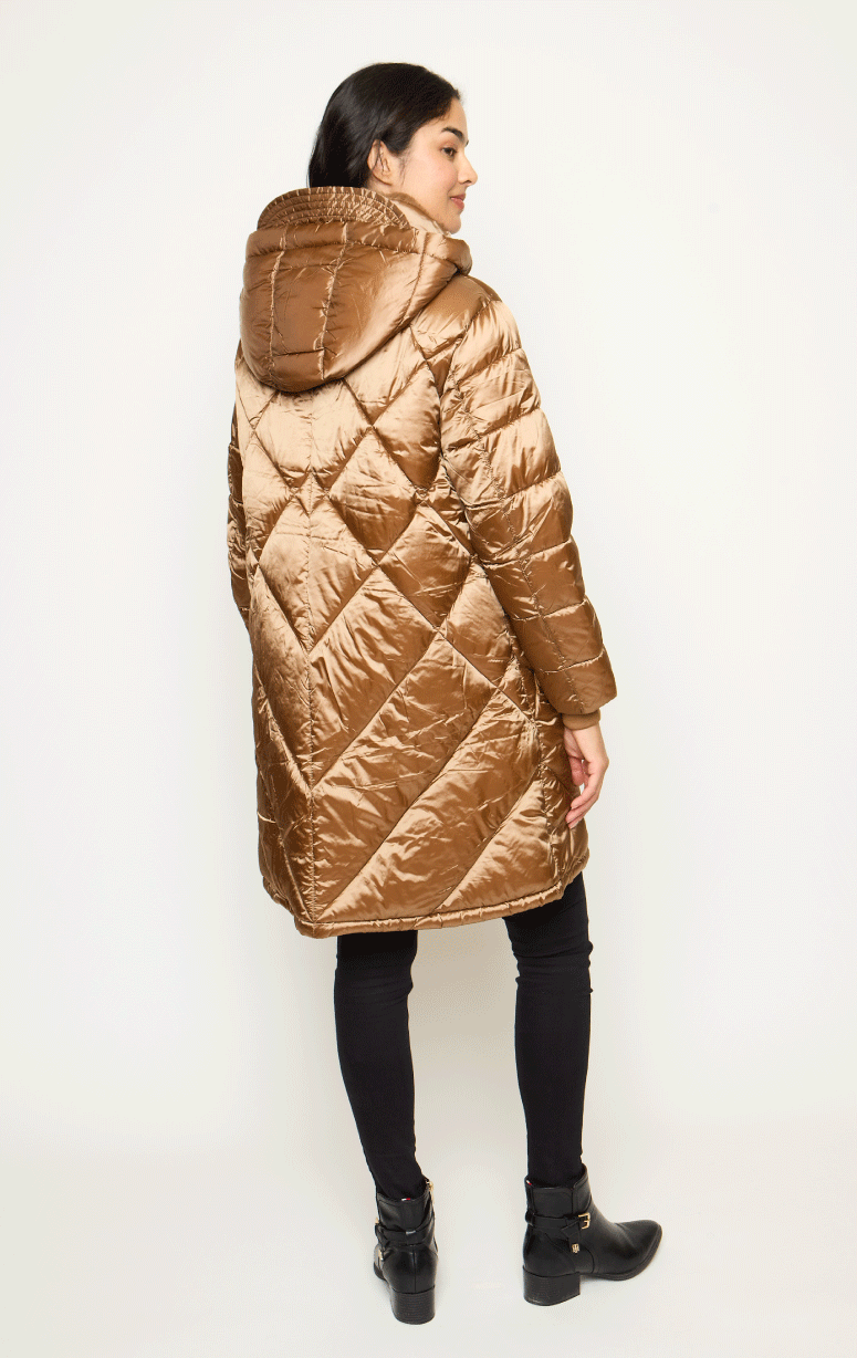 Gerry Weber- Diamond Puffer with Hood - Barrington's