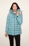 Nitia- Down Filled Fox Trim Jacket - Barrington's