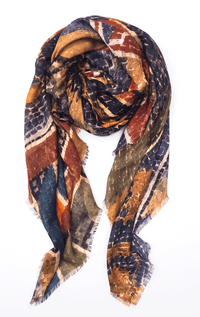 Lolili- Modal & Cashmere Scarf- Ravenna