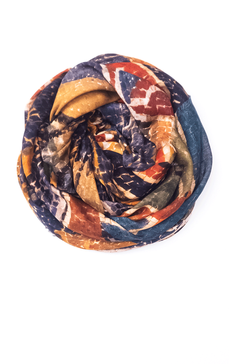 Lolili- Modal & Cashmere Scarf- Ravenna
