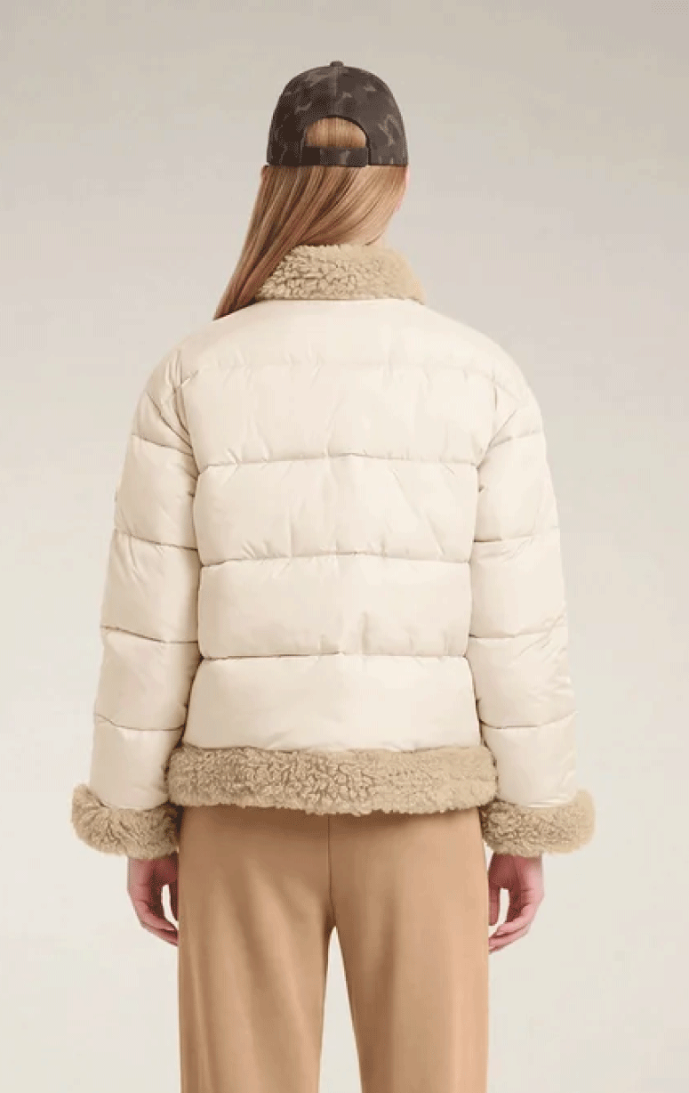 Save The Duck - Jacket with Teddy Trim
