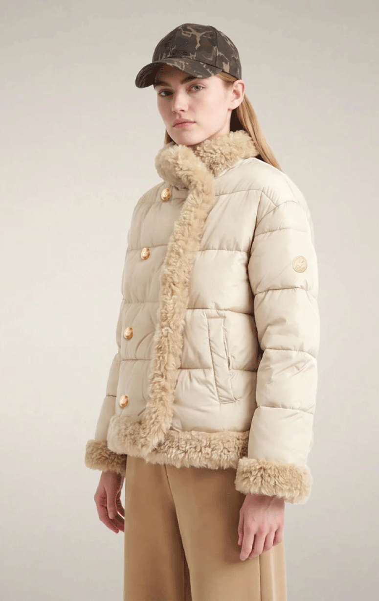 Save The Duck - Jacket with Teddy Trim