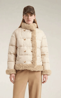 Save The Duck - Jacket with Teddy Trim