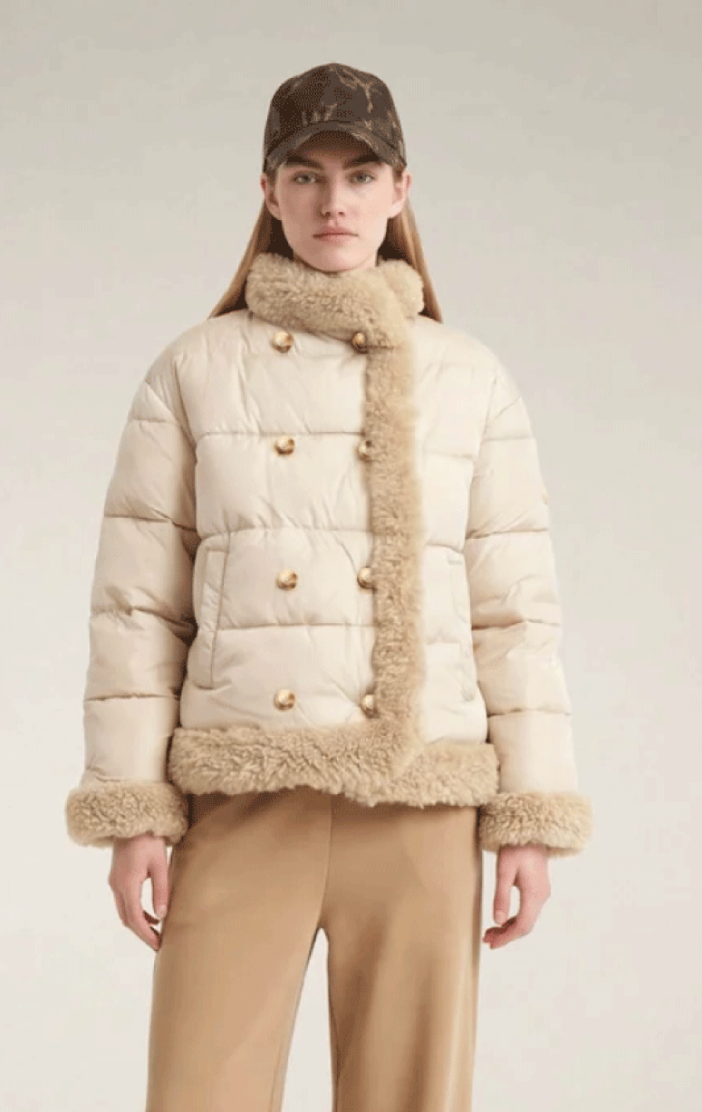 Save The Duck - Jacket with Teddy Trim