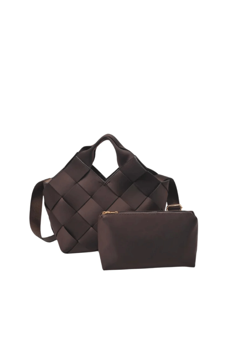 Sol & Solene - Woven Crossbody Tote