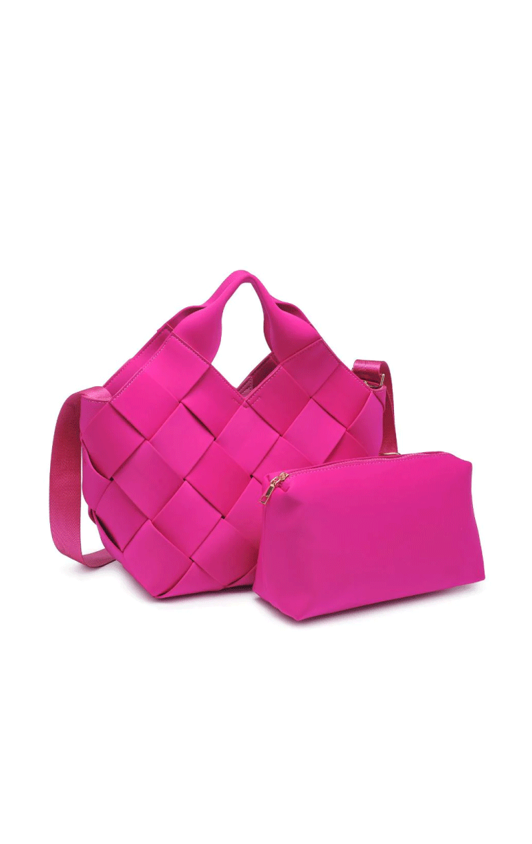 Sol & Solene - Woven Crossbody Tote - Barrington's