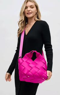 Sol & Solene - Woven Crossbody Tote - Barrington's