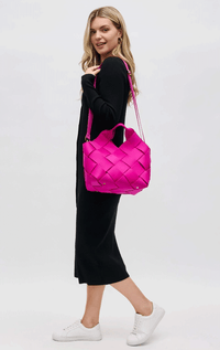 Sol & Solene - Woven Crossbody Tote - Barrington's