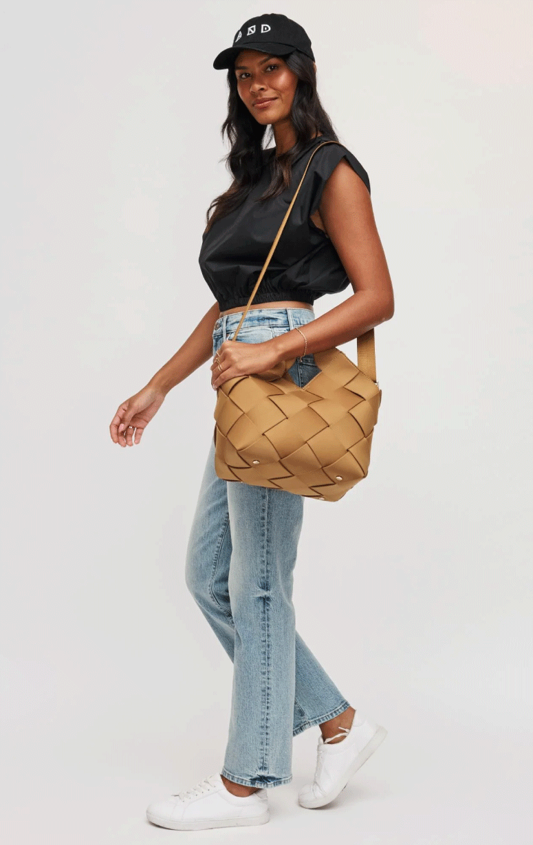 Sol & Solene - Woven Crossbody Tote - Barrington's