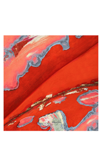 Lolili- Modal & Cashmere Scarf Riotous Red - Barrington's