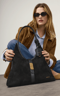 Nat & Nin- Romeo Suede Shoulder Bag - Barrington's