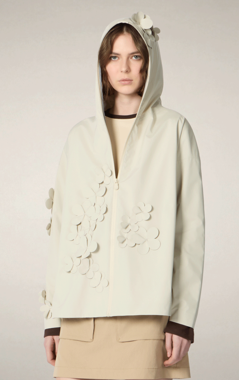 Save the Duck- Jacket with Floral Applique - Barrington's