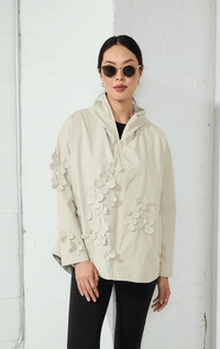 Save the Duck- Jacket with Floral Applique