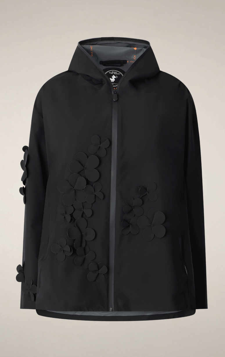 Save the Duck- Jacket with Floral Applique - Barrington's