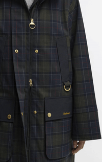 Barbour- Checked Waterproof Jacket