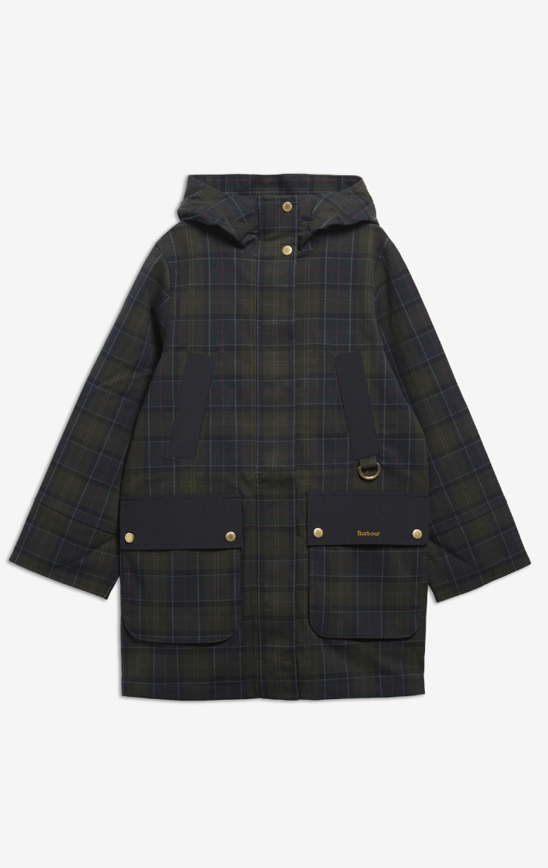 Barbour- Checked Waterproof Jacket