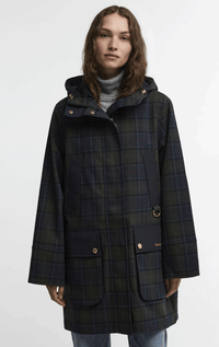 Barbour- Checked Waterproof Jacket