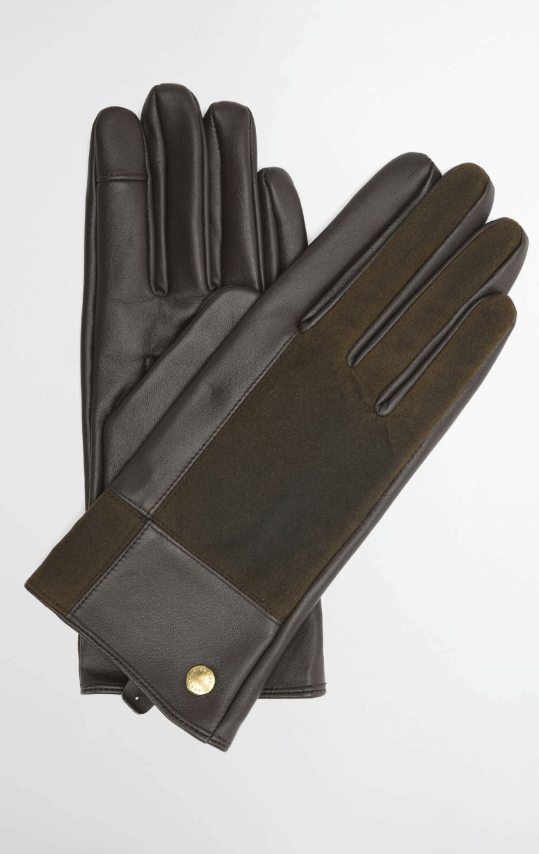 Barbour- Rudson Patchwork Leather Gloves