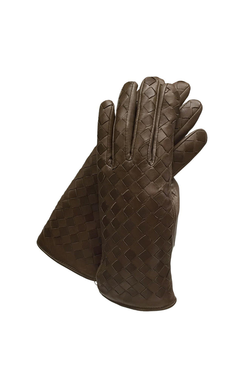 Woven leather glove - Barrington's