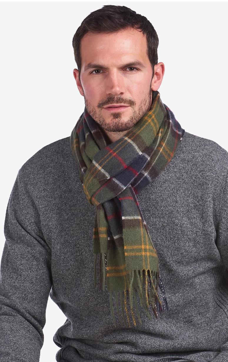 Barbour - Wool & Cashmere Tartan Scarf