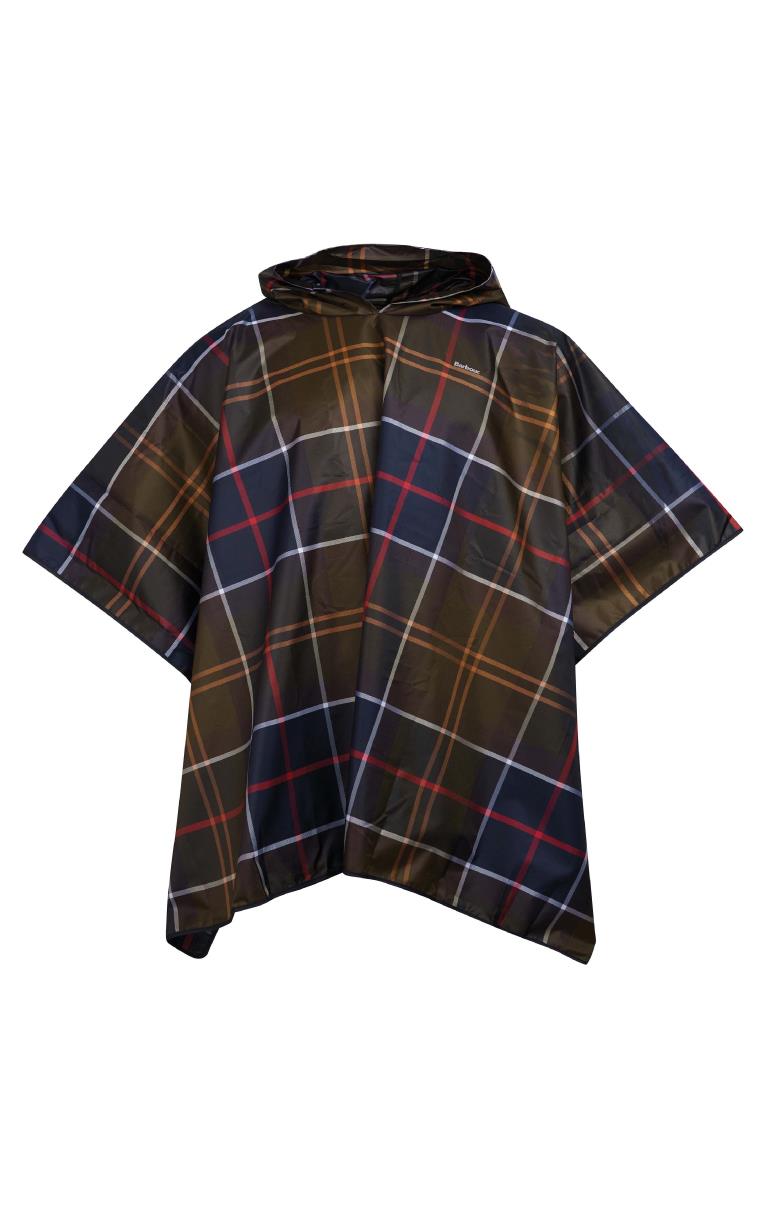 Barbour - Tartan Showerproof Packable Poncho - Barrington's