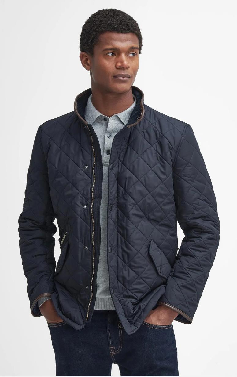 Barbour quilted jacket mens on sale