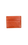 Woven Leather Card Holder - Barrington's