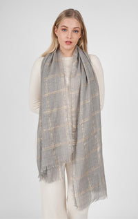 Gaynor - Wool & Metalic Scarf - Barrington's