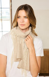 Cashmere Fringe Scarf - Barrington's