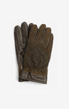 Barbour - Men's Waxed Cotton and Leather Gloves - Barrington's