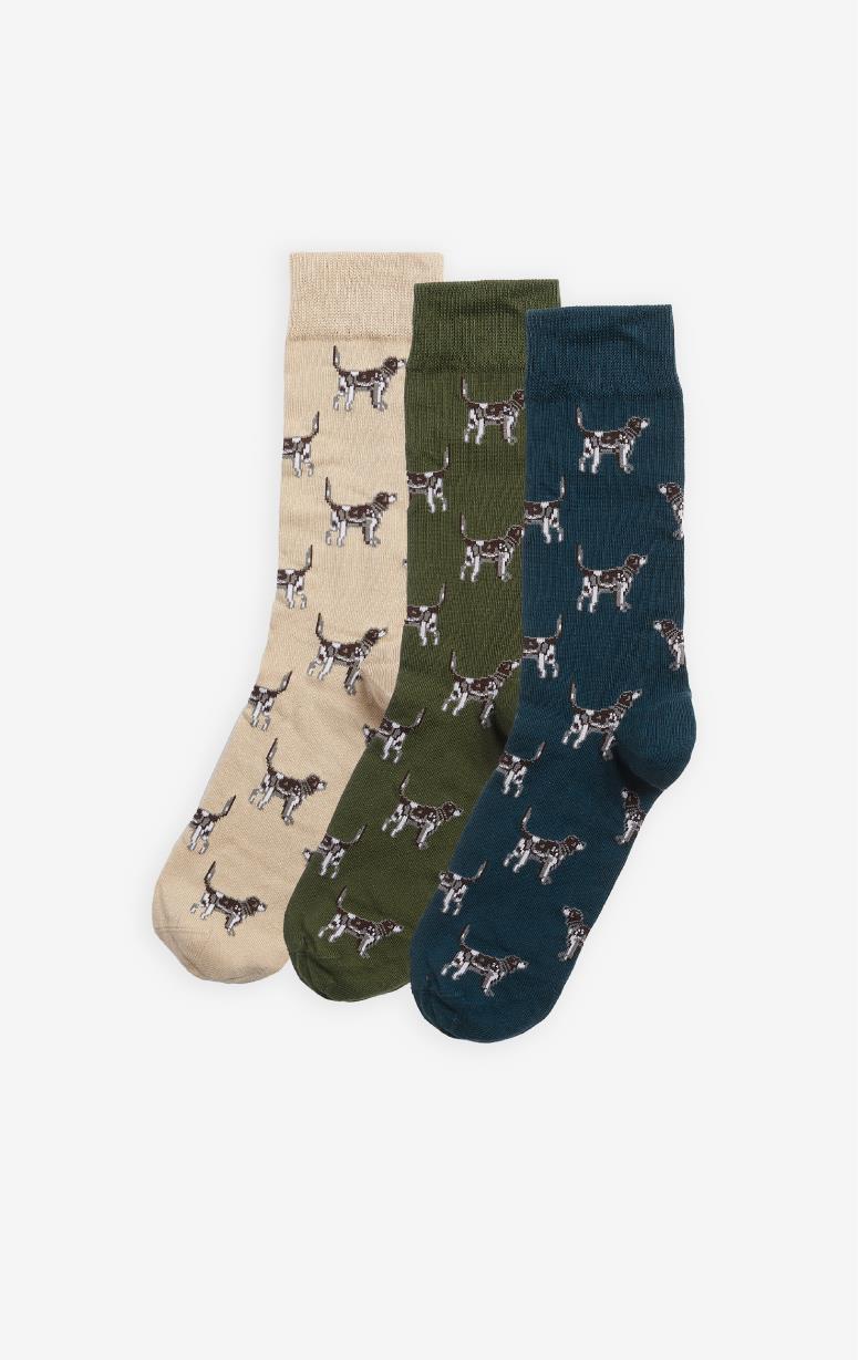 Barbour - Dog Print Socks - Barrington's